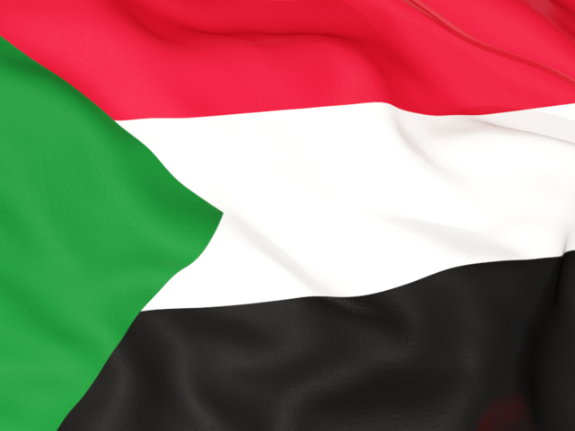 Flag Background Illustration Of Flag Of Sudan 