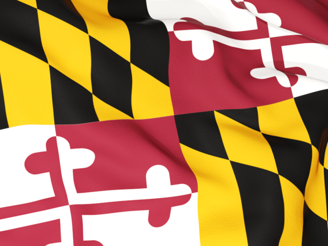 Flag background. Illustration of flag of Maryland