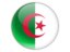 Algeria. Round icon. Download icon.