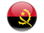 Angola. Round icon. Download icon.