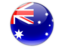 Australia. Round icon. Download icon.
