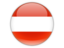 Austria. Round icon. Download icon.