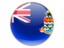 Cayman Islands. Round icon. Download icon.
