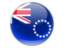 Cook Islands. Round icon. Download icon.