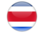 Costa Rica. Round icon. Download icon.