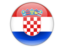 Croatia. Round icon. Download icon.