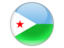 Djibouti. Round icon. Download icon.