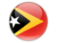 East Timor. Round icon. Download icon.
