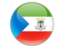 Equatorial Guinea. Round icon. Download icon.