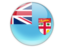 Fiji. Round icon. Download icon.