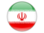 Iran. Round icon. Download icon.