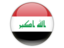 Iraq. Round icon. Download icon.