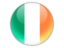 Ireland. Round icon. Download icon.