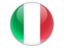 Italy. Round icon. Download icon.