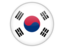 South Korea. Round icon. Download icon.