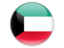 Kuwait. Round icon. Download icon.