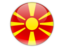 Macedonia. Round icon. Download icon.