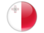 Malta. Round icon. Download icon.