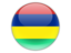 Mauritius. Round icon. Download icon.
