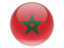 Morocco. Round icon. Download icon.