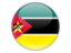 Mozambique. Round icon. Download icon.
