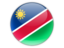 Namibia. Round icon. Download icon.