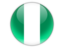 Nigeria. Round icon. Download icon.