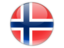Norway. Round icon. Download icon.