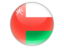 Oman. Round icon. Download icon.