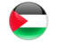 Palestinian territories. Round icon. Download icon.
