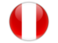 Peru. Round icon. Download icon.