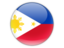 Philippines. Round icon. Download icon.