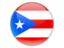 Puerto Rico. Round icon. Download icon.