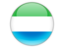 Sierra Leone. Round icon. Download icon.