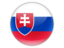 Slovakia. Round icon. Download icon.