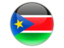 South Sudan. Round icon. Download icon.