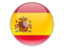 Spain. Round icon. Download icon.