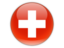 Switzerland. Round icon. Download icon.