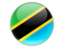 Tanzania. Round icon. Download icon.