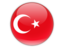 Turkey. Round icon. Download icon.