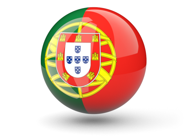 Sphere icon. Illustration of flag of Portugal