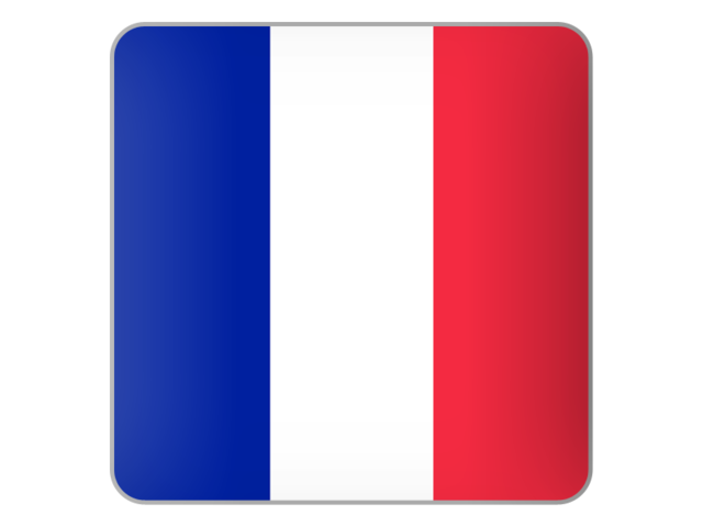 Square icon. Download flag icon of France at PNG format