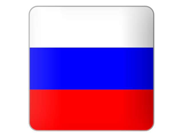 Square icon. Download flag icon of Russia at PNG format