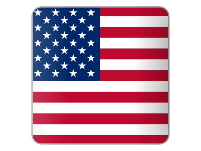 Square icon. Download flag icon of United States of America at PNG format