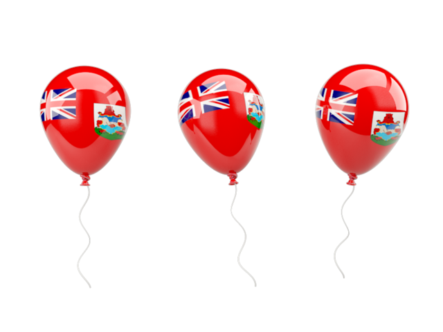 Air balloons. Download flag icon of Bermuda at PNG format