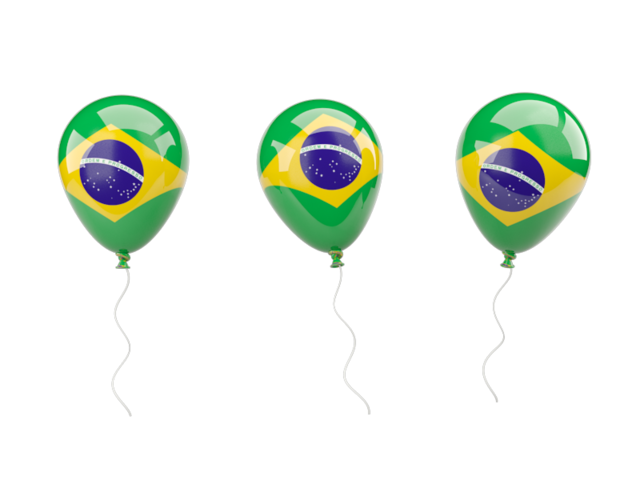 Air balloons. Download flag icon of Brazil at PNG format