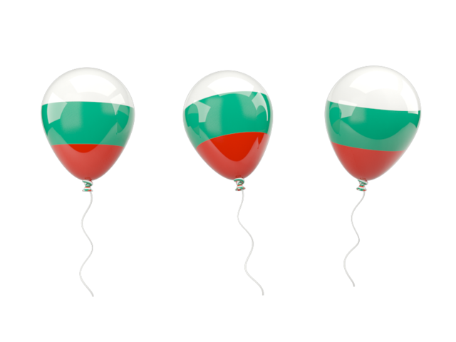 Air balloons. Download flag icon of Bulgaria at PNG format