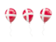 Denmark. Air balloons. Download icon.