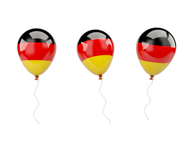 Air balloons. Download flag icon of Germany at PNG format