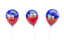 Haiti. Air balloons. Download icon.